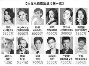 娱乐圈爆料片酬,明星收入背后的惊人真相